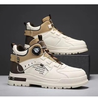 Nouvelles Chaussures de Sport Décontractées pour Hommes, Respirantes, Tendance, Montantes, Confortables, à Plateforme, Idéales pour la Marche en Extérieur