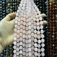 9-10mm naturel bien poli en forme de S perles d'énergie à facettes perles en vrac pour la fabrication de bijoux Bracelets colliers perles de pierre