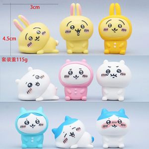 Dihua personnalisé Anime PVC Action Chiikawa Figure en plastique modèle de jouet pour enfant <span class=keywords><strong>dessin</strong></span> animé boîte aveugle Collection de jouets du fabricant - Product Image 3