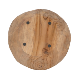 Bol décoratif en teck rond pour table basse et comptoir de cuisine, décoration intérieure - Product Image 6