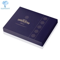 Boîte à chocolats vide en carton pour 10 truffes avec plateau de présentation, emballage cadeau en papier pour bonbons et chocolats, vente en gros Chine