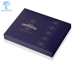 Boîte à chocolats vide en carton pour 10 truffes avec plateau de présentation, emballage cadeau en papier pour bonbons et chocolats, vente en gros Chine - Product Image 3