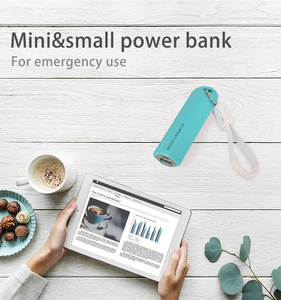 lindo llavero portátil móvil cargador 2600mah Mini banco de potencia de logotipo para publicidad regalo promocional - Product Image 4