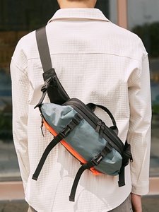 Bolso de Pecho de Nailon para Ciclismo, Deportes al Aire Libre, Viajes, Bolso Cruzado Diagonal Funcional de un Solo Hombro A-2643 - Product Image 4