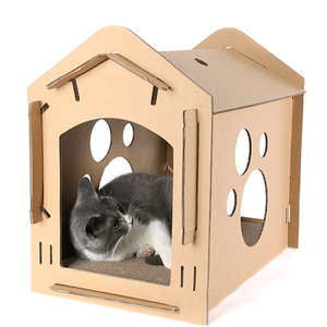 Fournitures écologiques pour animaux de compagnie, grande planche à gratter en <span class=keywords><strong>carton</strong></span> ondulé fait à la main, bricolage de chats, bon marché, 50 pièces - Product Image 1