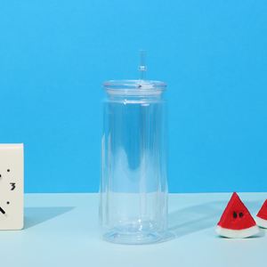 Nouveau modèle de commerce extérieur : Bocal Mason double paroi 20OZ avec couvercle coloré et bouchon inférieur, résistant aux hautes températures, design moderne - Product Image 6