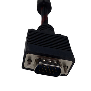 Câble HDMI vers VGA 1,5 m, adaptateur mâle vers femelle pour projecteurs, fil en acier recouvert de cuivre noir - Product Image 2