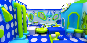Aire de jeux intérieure de 800 m² pour enfants, design personnalisé d'usine, couleurs éclatantes, mur d'escalade <span class=keywords><strong>Mario</strong></span> attrayant, aire de jeux souple - Product Image 4