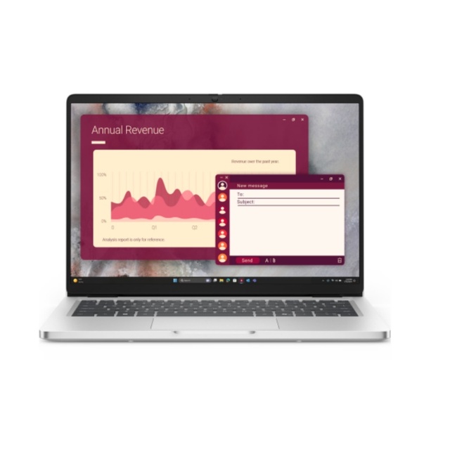 For Pro 14 AI Laptop Premium Thin Light Long Battery Life Intel Processor English Keyboard Windows 11 Pro SSD 5.0GHz-New