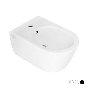 Bidet Sospeso Greta Lunghezza 57 Cm Nero Opaco con Rubinetto Estraibile - Product Image 3