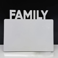 Cadre photo en MDF vierge à sublimation Offres Spéciales Panneau photo en bois Cadeau de maman Bloc photo personnalisé