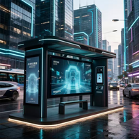 Les villes sont dotées d'écrans publicitaires, les arrêts de bus sont équipés d'abris couverts pour l'attente des bus. L'installation est rapide et simple.