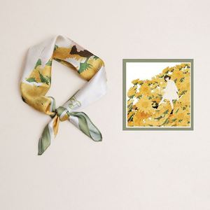 Pañuelo Bandana Paisley de Doble Cara de Alta Calidad, Grande, de Colores Vivos, Estilo Étnico, de Mezclilla, Algodón, Rayón y Seda - Product Image 3