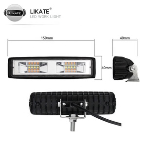 Nuevo 6.3 pulgadas 60W mini LED barra <span class=keywords><strong>de</strong></span> luz <span class=keywords><strong>de</strong></span> trabajo línea <span class=keywords><strong>de</strong></span> <span class=keywords><strong>señal</strong></span> camión todoterreno 4WD 4X4 conducción luces antiniebla lu - Product Image 2