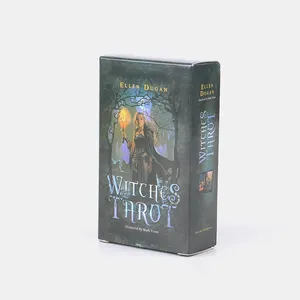 High Quality Witch Tarot Cards Deck Full English Familiar Tarot Family Party Board Game Tarot Card