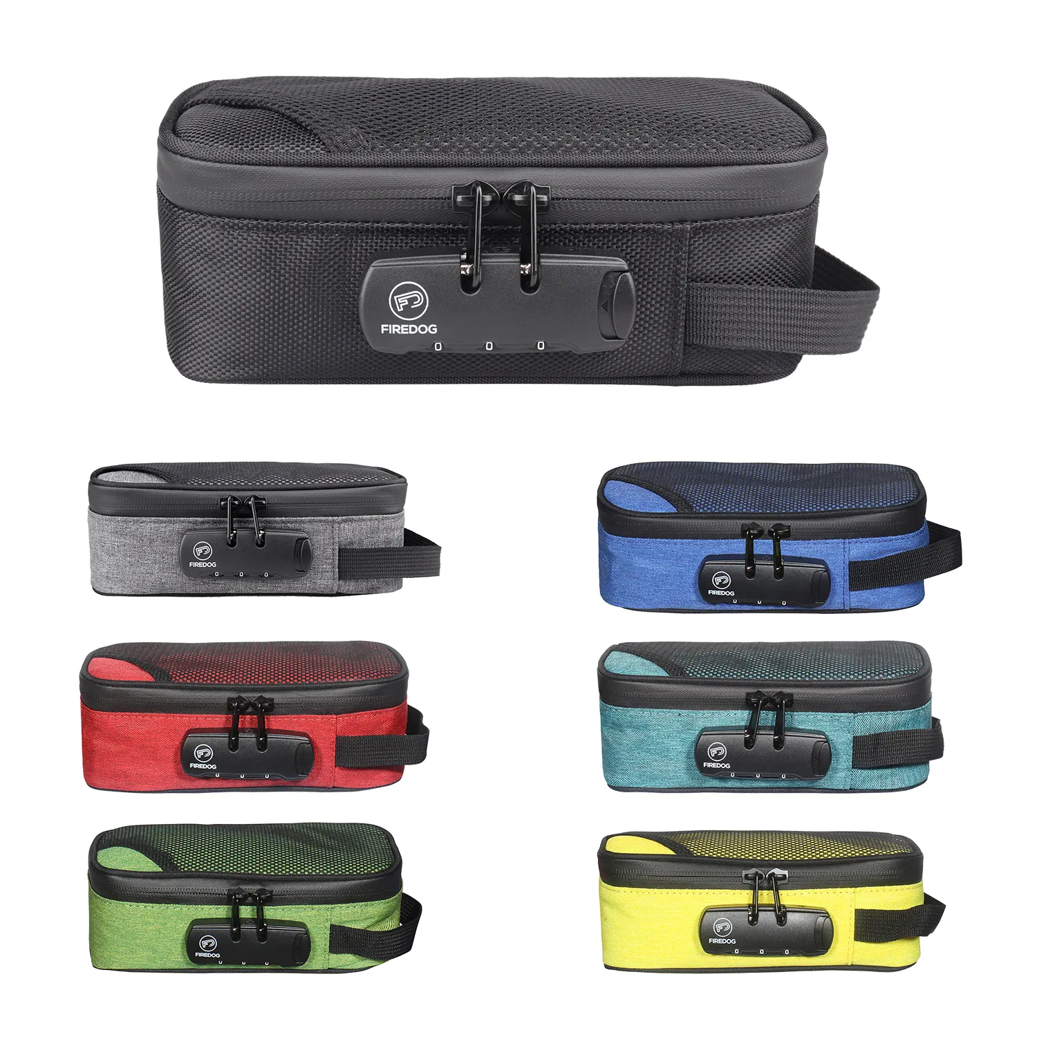 Firedog Geur Proof Case Rook Custom Safe Travel Geur Proof Pouch Box Voor Kruid Carbon Case Met Lock Geur Proof Bag