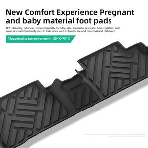 แผ่นรองท้ายรถยนต์แบบเต็มชุด 3 มิติ TPE กันน้ำ สำหรับ <span class=keywords><strong>Suzuki</strong></span> ERTIGA/<span class=keywords><strong>XL7</strong></span> HEV 2025 ทำความสะอาดง่าย - Product Image 3