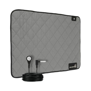 Premium 24x16 pouces tapis de mise à la terre doux coton argent Fiber confort sommeil <span class=keywords><strong>bien</strong></span>-être tapis de <span class=keywords><strong>Yoga</strong></span> pour tapis de souris à la terre - Product Image 1