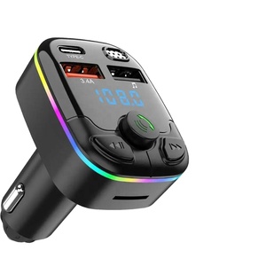 Lettore <span class=keywords><strong>MP3</strong></span> portatile per auto con chiamata a mani libere trasmettitore FM 12V accendisigari caricabatteria Stereo Aux ingresso - Product Image 2