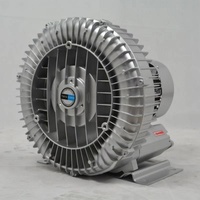 Haute pression Double étage anneau ventilateur canal centrifuge côté ventilateur centrifuge ventilateur centrifuge vide pour crevette pisciculture ferme