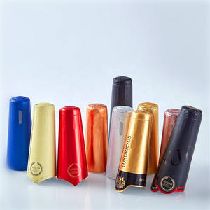 Черный золотой красный цвет 20 Фольга/80ldpe/20 Фольга поли ламинат материал шампанского и игристого вина капсулы - Product Image 2