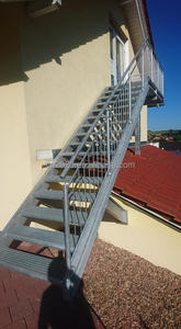 설치가 쉬운 야외 현대 디자인 계단 아연 도금 미끄럼 방지 단계 - Product Image 6