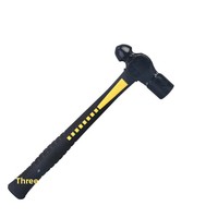 Marteau à tête ronde à manche en plastique Kaida Tools 1P/15P/2P, marteau de démolition noirci