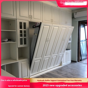 <span class=keywords><strong>Lit</strong></span> escamotable en bois massif <span class=keywords><strong>Armoire</strong></span> murale pliable invisible avec accessoires de quincaillerie cachés <span class=keywords><strong>Lit</strong></span> <span class=keywords><strong>mural</strong></span> rabattable - Product Image 3