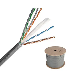 Produttori di cina di Rete Lan Cat6 Cavo 305M RoSH RJ 45 Connettore Gatto 6 Per Ufficio/Scuola/Casa