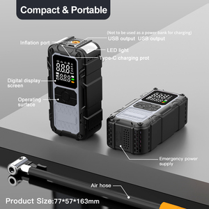 2026 <strong>Best</strong> Sale Multifunction <strong>Tire</strong> <strong>Inflator</strong> 150PSI Jump Starter 8000mAh Power Bank 14.8V Portable Car Engine Emergency Booster - Product Image 2