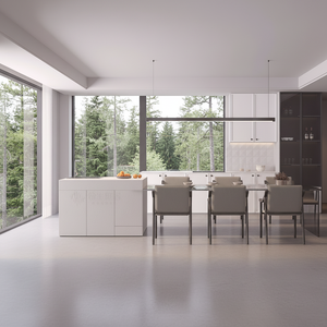 Gabinete de lujo moderno francés <span class=keywords><strong>comprar</strong></span> gabinete de cocina fabricante de gabinete de cocina e <span class=keywords><strong>isla</strong></span> de cocina - Product Image 3