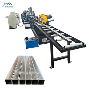 Machine de formage de tubes carrés par soudage laser de qualité supérieure 35-100 mm avec roulement et moteur pour usage en toiture en Ouganda - Product Image 1