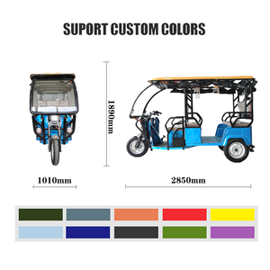 Tricycle électrique fermé de fabrication chinoise avec batterie au lithium 60V et moteur sans balais 1500W <span class=keywords><strong>pour</strong></span> le transport urbain commercial - Product Image 2