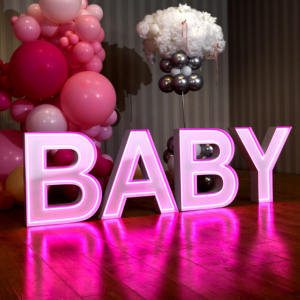 3 फीट 4 फीट एलईडी रोशनी वाले मार्की अक्षरों और संख्याओं के प्रकाश-अप चिह्न के लिए प्रकाश-अप साइन - Product Image 1