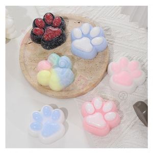 Premium Quality Extra Soft TPR Material <b>Cat</b> Paw Kawaii <b>Squishy</b> Ball Sensory Fidget Stress Relief Therapy Squeeze Toy TOYSRUNNER - Product Image 3