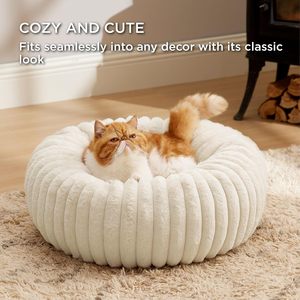 Coussin carré pour animaux de compagnie en fausse fourrure solide et épaisse, écologique, amovible et lavable pour l'hiver, pour chiens et chats - Product Image 4