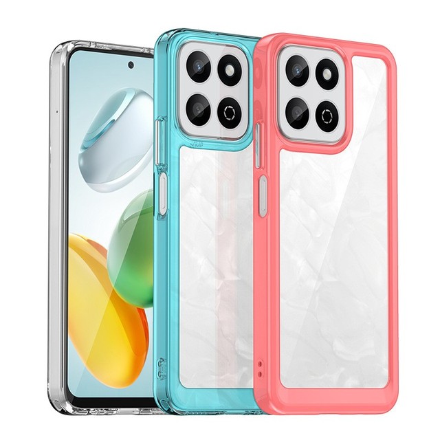 Luxury Transparent Acrylic Armor Case for Honor 200 Smart X7C X9C 300 Ultra X40 Magic 5 Lite Shockproof Protective Phone Cover
