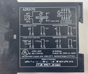 MÓDULO DE MONITOREO DE SEGURIDAD AZR31T0/24V  24VDC  6AMP/AC  3VAC/VDC - Product Image 4