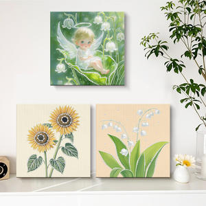 Kit de Materiales para Pintura de Perlas DIY, Pintura Decorativa, Pintura de Perlas con Adhesivos de Girasol para Sala de Estar - Product Image 2