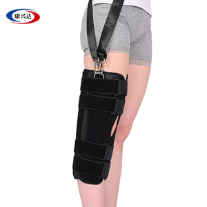 Attelle de genou légère, courte, en trois parties, pour adultes et enfants ; attelle de fixation externe rotulienne. - Product Image 4