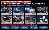 Para Launch X431 PRO3S + SmartLink C HD Nuevo sistema completo y Obd2 Diagun V4.0 Lunch V HD 3 X431 Pros V 5,0 Heavy Duty