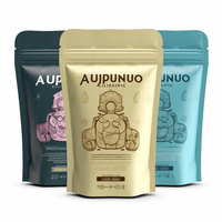 Emballage personnalisé en sachet refermable holographique exotique en PE Mylar avec impression en héliogravure, résistant à l'humidité, recyclable, pour sucre