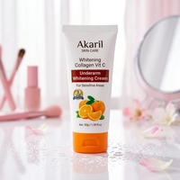 Akaril Vitamin C & Aloe Vera Achselhöhlen-Aufheller, entfernt dunkle Flecken, aufhellende Kollagen-Feuchtigkeitscreme, Körperaufhellungscreme