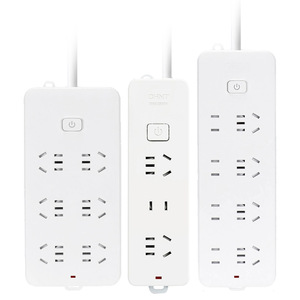 Regleta de Enchufes Chint con Cable, 10A, Tres Enchufes, Cable de Extensión Doméstico, Protección Infantil, Retardante de Llama, IP20 - Product Image 1