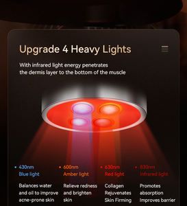 <span class=keywords><strong>Masque</strong></span> de <span class=keywords><strong>luminothérapie</strong></span> pour le visage à LED infrarouge <span class=keywords><strong>anti</strong></span>-<span class=keywords><strong>rides</strong></span> à usage domestique 830nm 630nm - Product Image 6