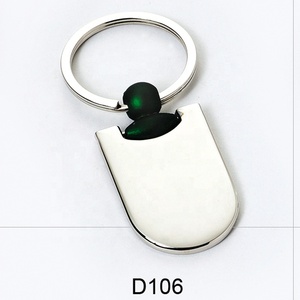 Biểu Tượng Tùy Chỉnh Đồng Bằng Đơn Giản Hình Chữ Nhật Trái Tim Hình Bầu Dục Vòng Hình Hợp Kim Kẽm Vòng Chìa Khóa Kim Loại Với Cá nhân Khắc - Product Image 6