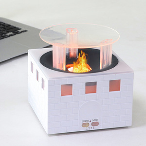 Diffuseur d'arômes créatif avec lumière LED et fonction humidificateur pour usage domestique, capacité 0,5 L, design carré - Product Image 5