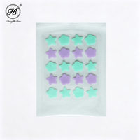 20 patchs hydrocolloïdes multicolores en forme de fleur pour l'acné, à action rapide, apaisants, rajeunissants, autocollants couvrants pour les imperfections, directement de l'usine