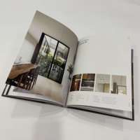 Impression de catalogue de meubles haut de gamme reliés, service d'impression de catalogue d'intérieur moderne et de brochure de produits