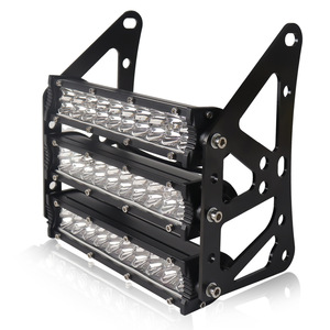 MT0018 ไฟหน้ารถจักรยานยนต์สามชั้น LED ไฟทำงาน 50000 ชั่วโมงขายึดอะลูมิเนียมสำหรับรถบรรทุกออฟโรดใช้ - Product Image 1
